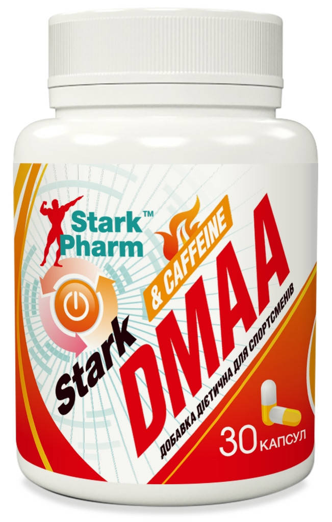 

DMAA 100 mg + Caffeine 200 mg Stark Pharm 30 caps