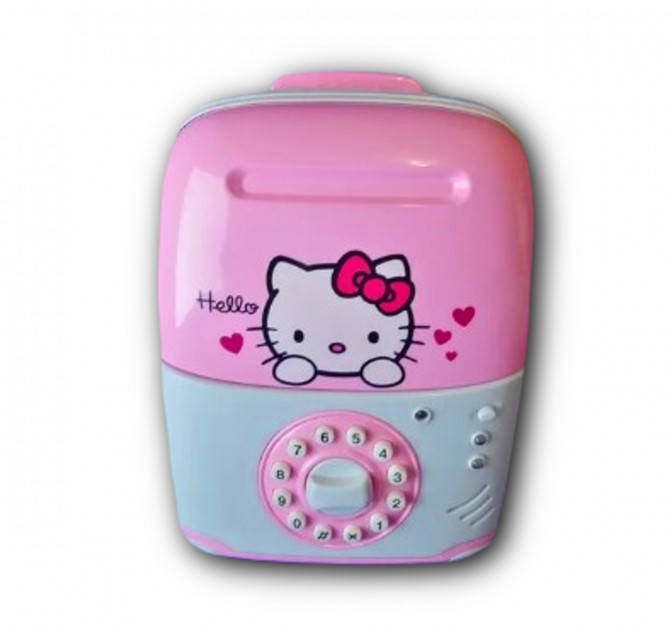 

Электронная копилка сейф с кодовым замком Saving Box, pink, Розовый