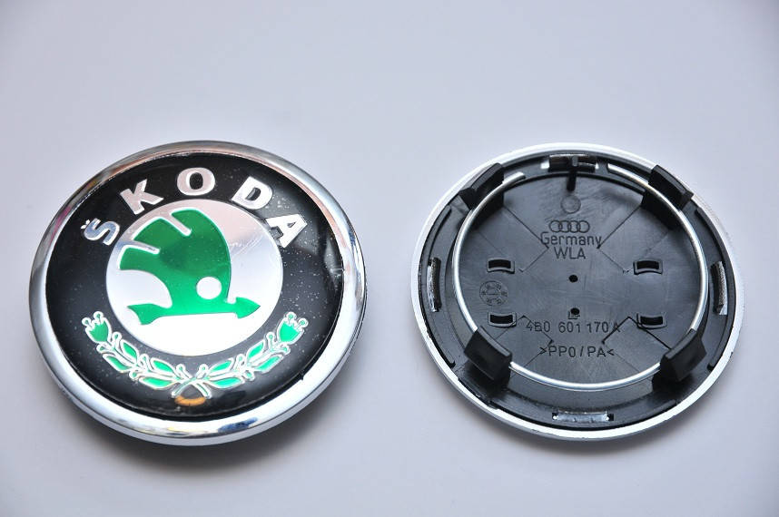 

Колпачки 69мм с логотипом Skoda для дисков ауди 4b0601170А
