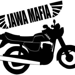 

Виниловая наклейка на мотоцикл (Ява мафия), Разные цвета