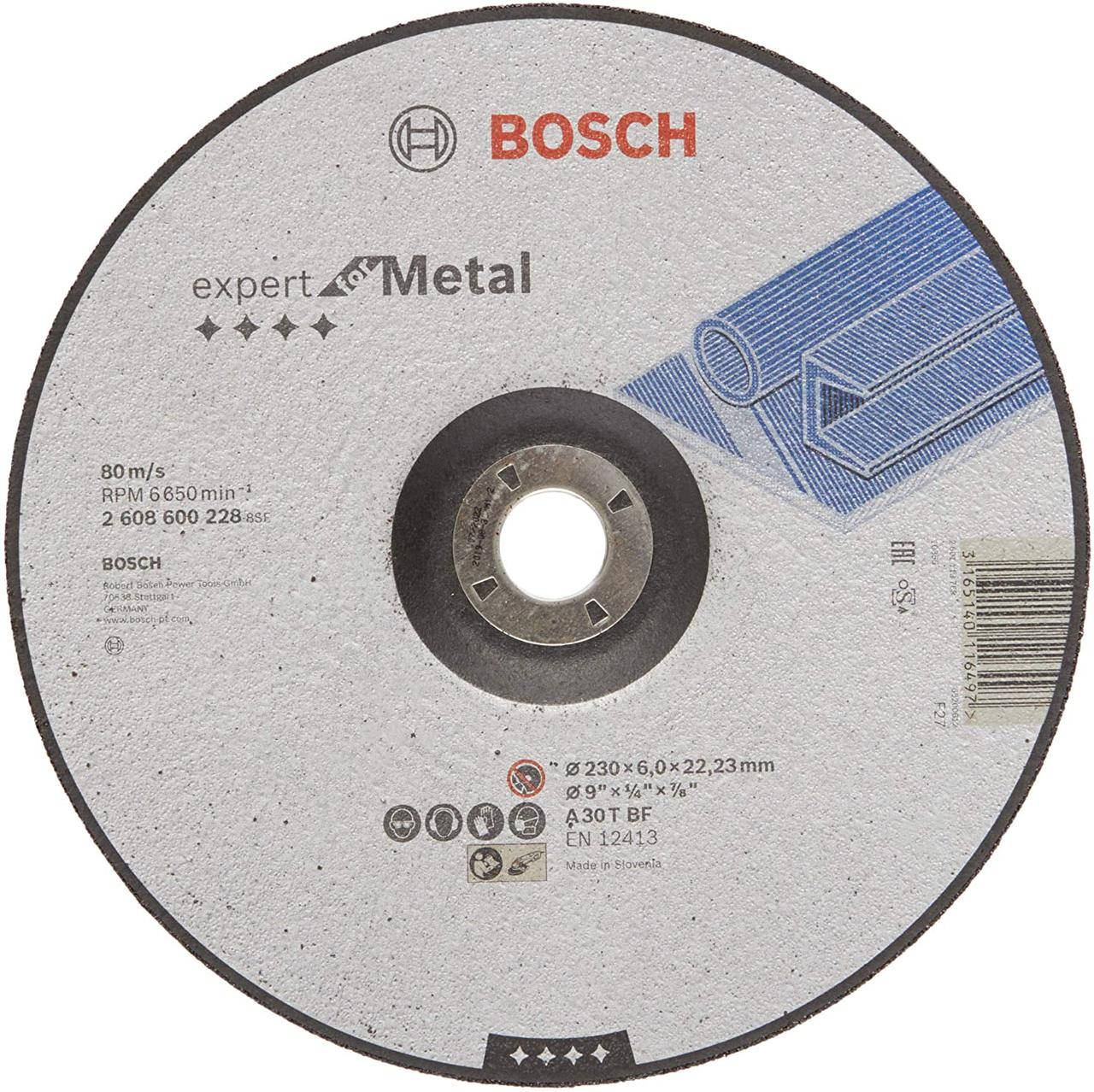 

Круг зачистной по металлу Bosch 230х6.0
