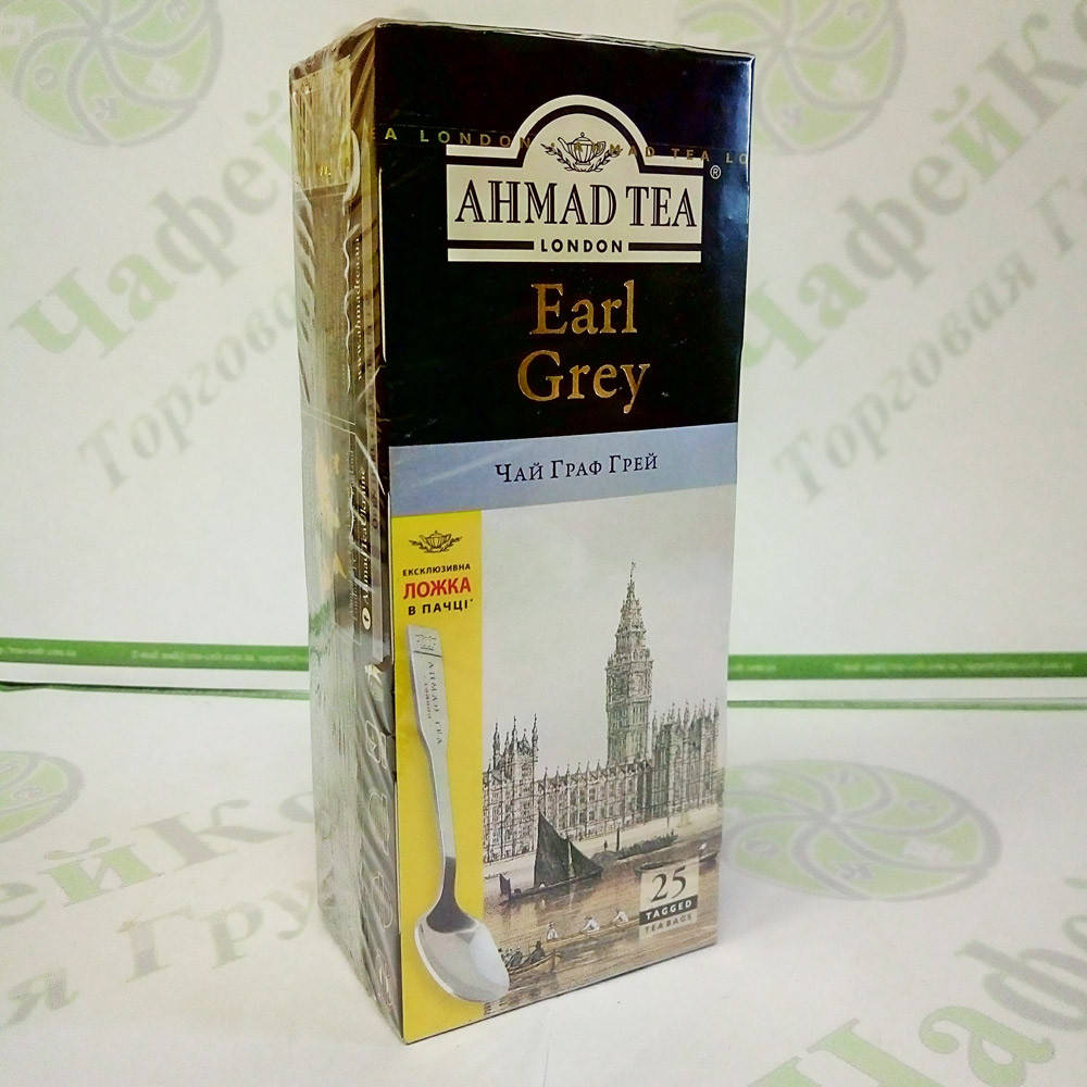 

Чай Ахмад Earl Grey Граф Грей черн. 25шт*2г (16)