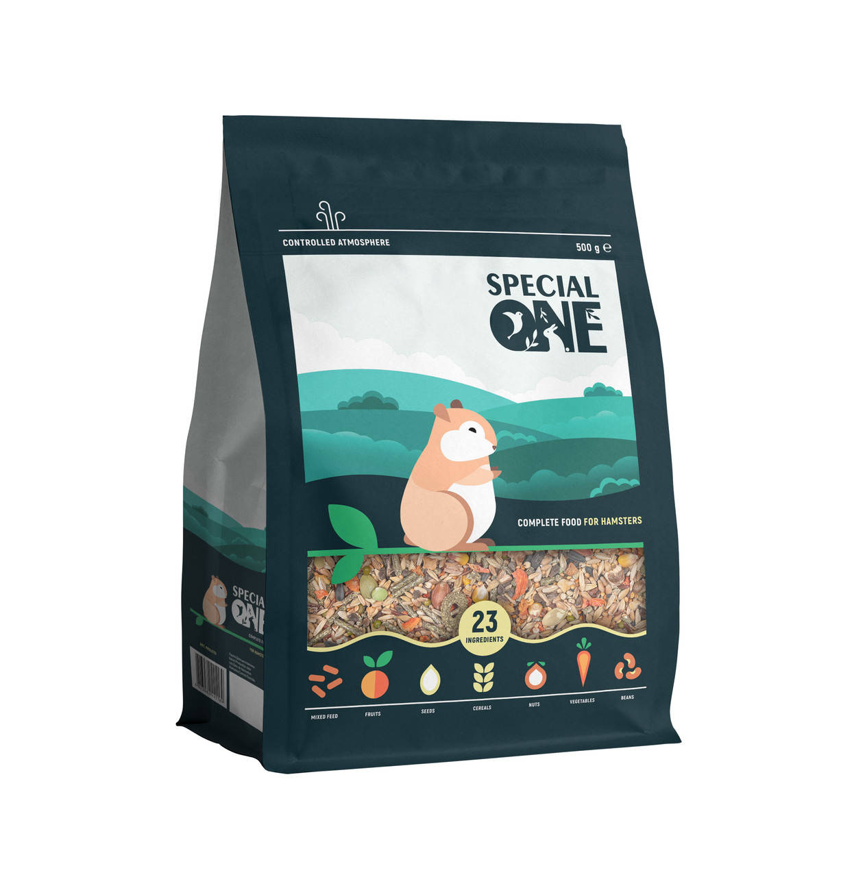 

Корм SPECIAL ONE для хомяков 500г.