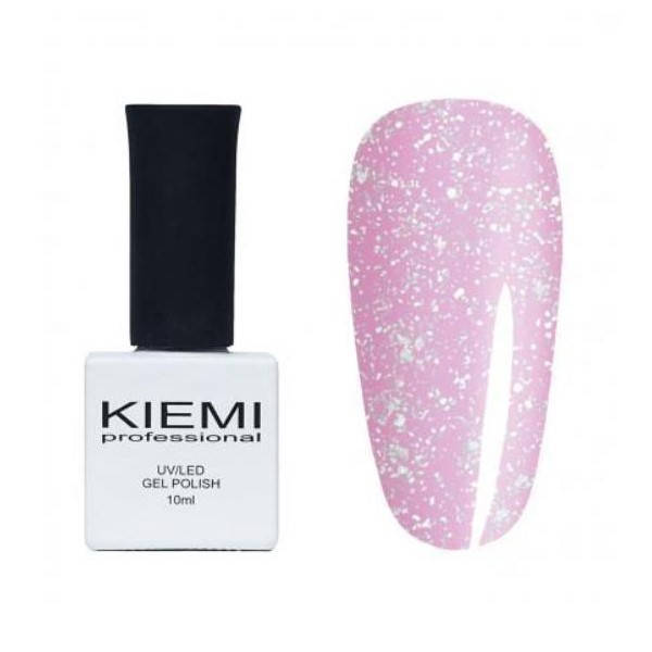 

Камуфлююча база з глітерним ефектом Kiemi Shimmer 15 колір рожевий, 10 ml
