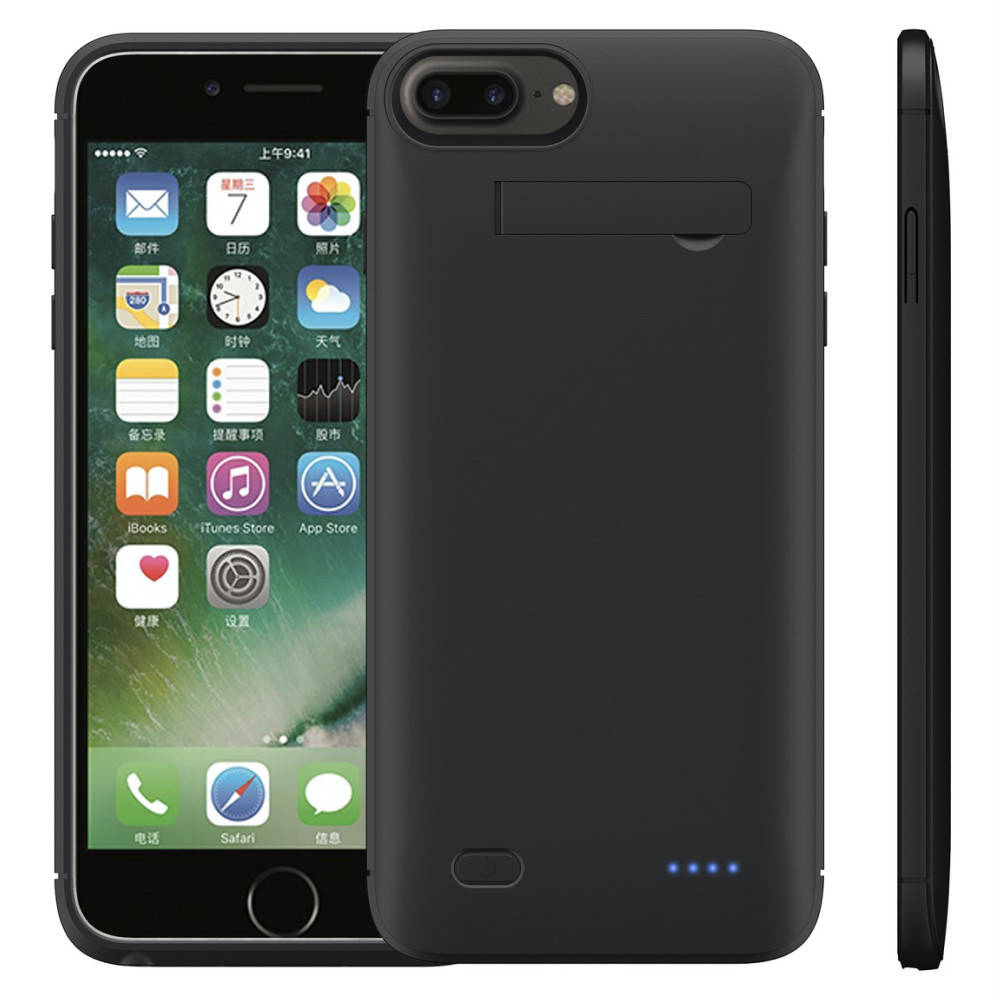 

Чехол батарея для iPhone 6+/6s+/7+/8 Plus 6200 mAh black, Черный