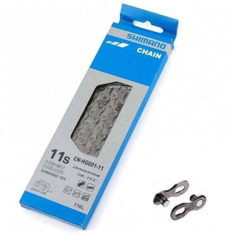 

Велосипедная цепь - Shimano CN-HG601-11S 116L с замком