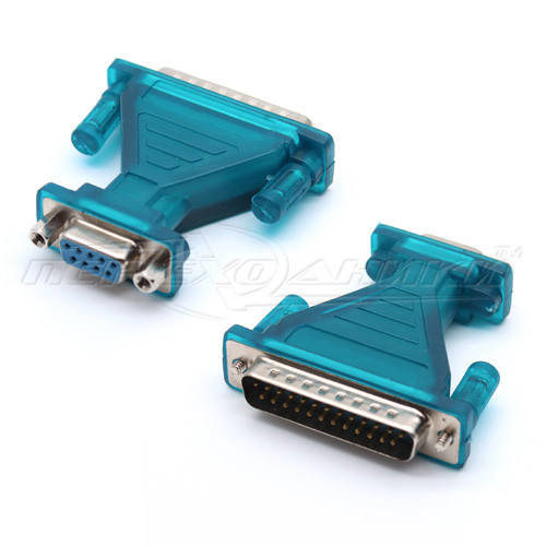 

Переходник RS-232 DB9 - DB25, Синий