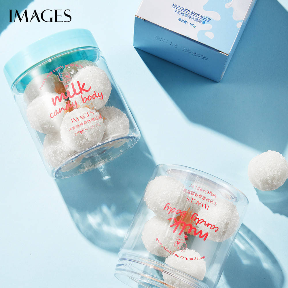 

Отшелушивающий сахарный скраб для тела Images Milk Candy Body Sugar с экстрактом молока 140 g