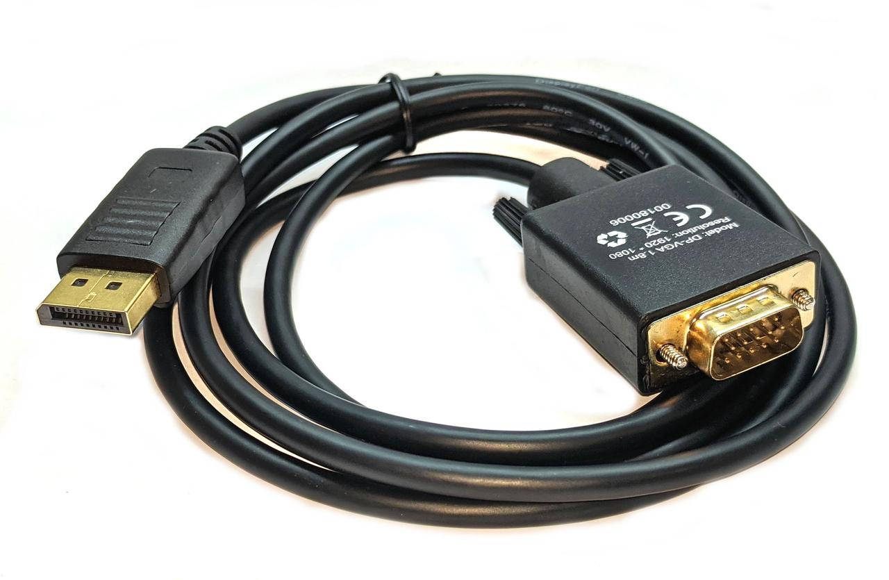 

Кабель DisplayPort to VGA 1.5m переходник