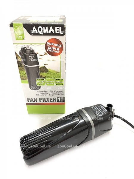 

Внутренний фильтр для аквариума AquaEl Fan 1 Plus до 100 л