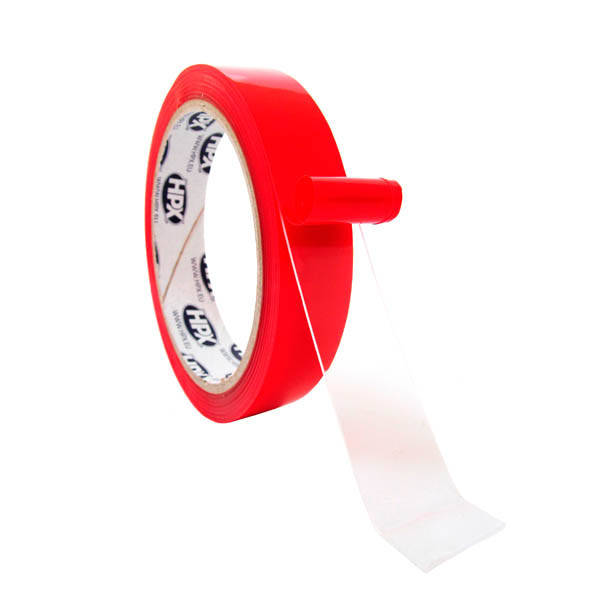 

HPX HSA 32121 - 12мм x 33м - прозрачная акриловая двухсторонняя клеящая лента (скотч) 1,0мм, Прозрачный