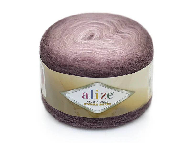 

Alize Angora Gold Ombre batik, №7295, Секционное крашение