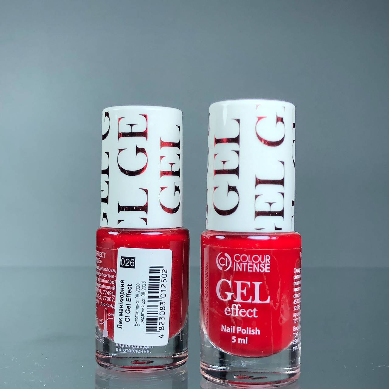 

Лак для ногтей Colour Intense Gel Effect 5 мл CI 65 № 026 Матовый Красный