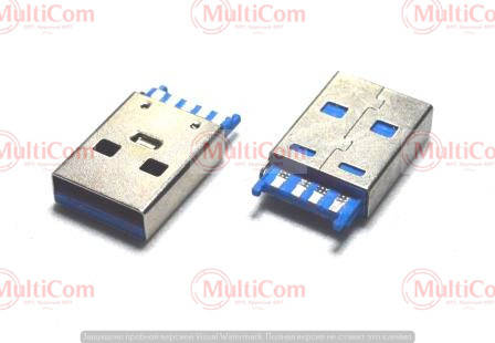 

01-08-017. Штекер USB 3.0 тип A, монтажный