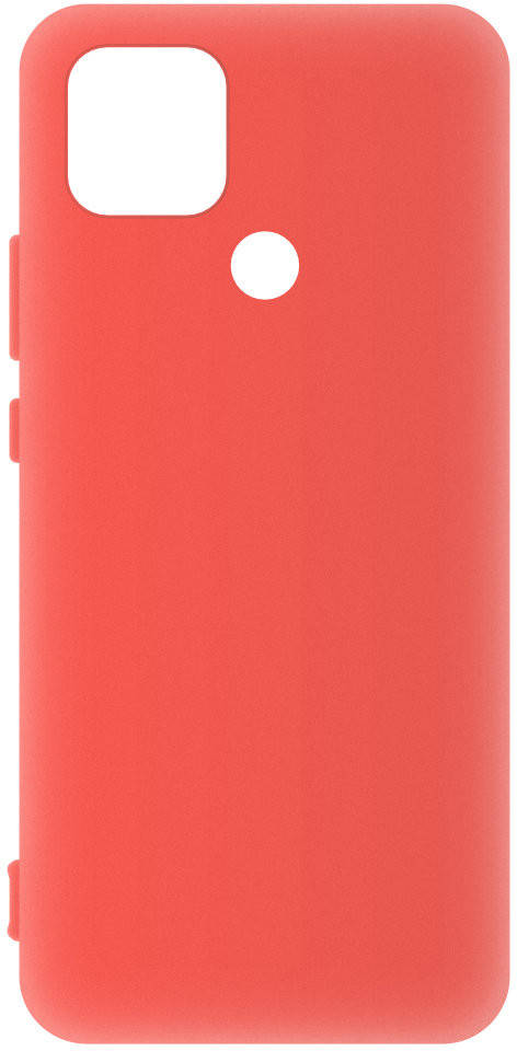 

Матовый чехол OneShot OPPO A15 / A15s (силиконовая накладка) (Оппо А15 А15с), Красный