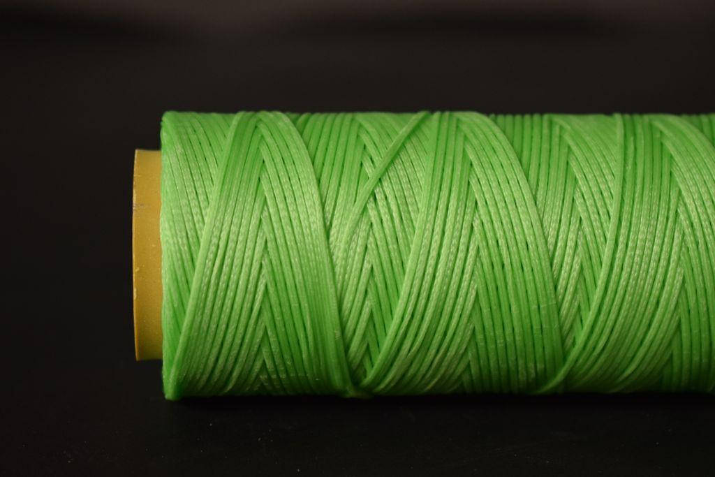 

Плоская вощеная нить, 1 мм, цвет: салат