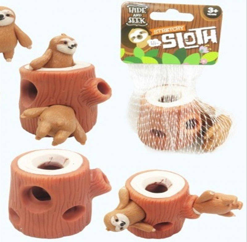 

Антистресс стрейчевые ленивцы в дупле