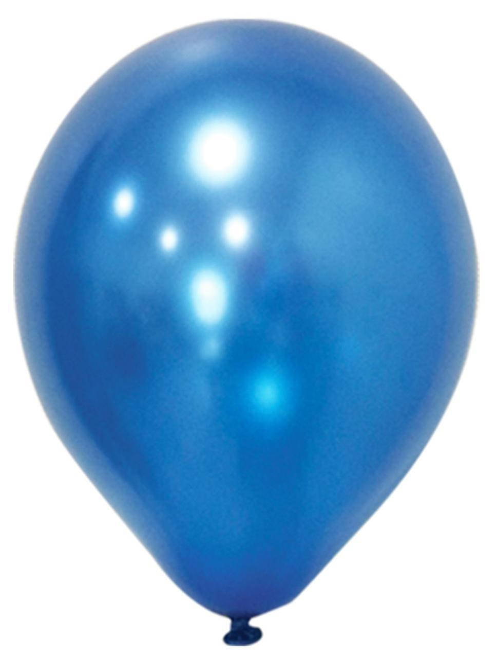 

Воздушные шары металлик синий 10" (25 см) Balonevi