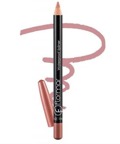 

Нюдовый карандаш для губ Flormar Waterpoof Lipliner водостойкий