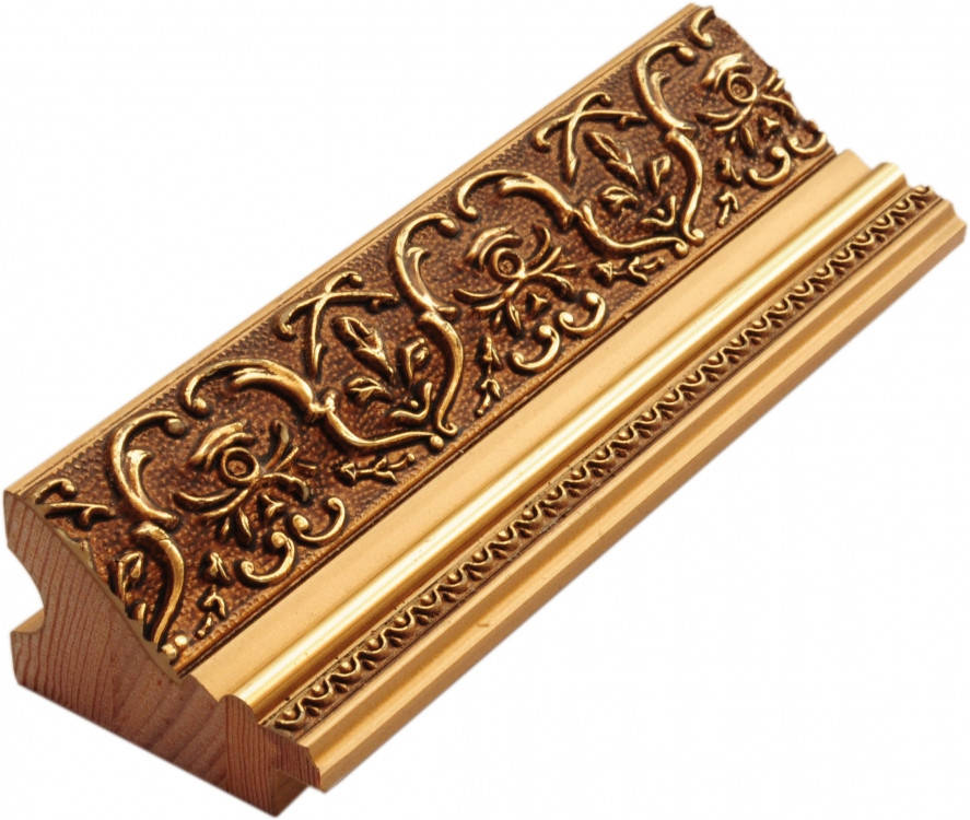 

Багет дерев'яний світле золото