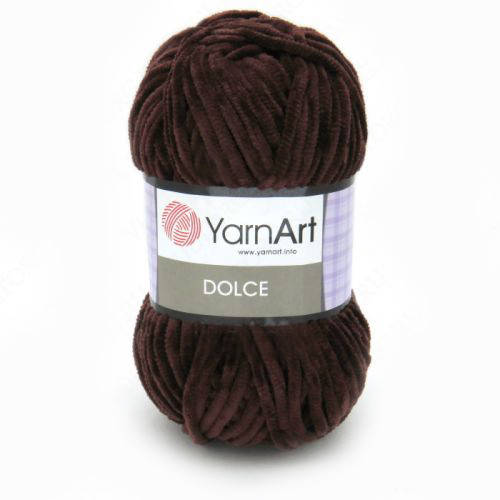 

Yarnart Dolce коричневый № 775