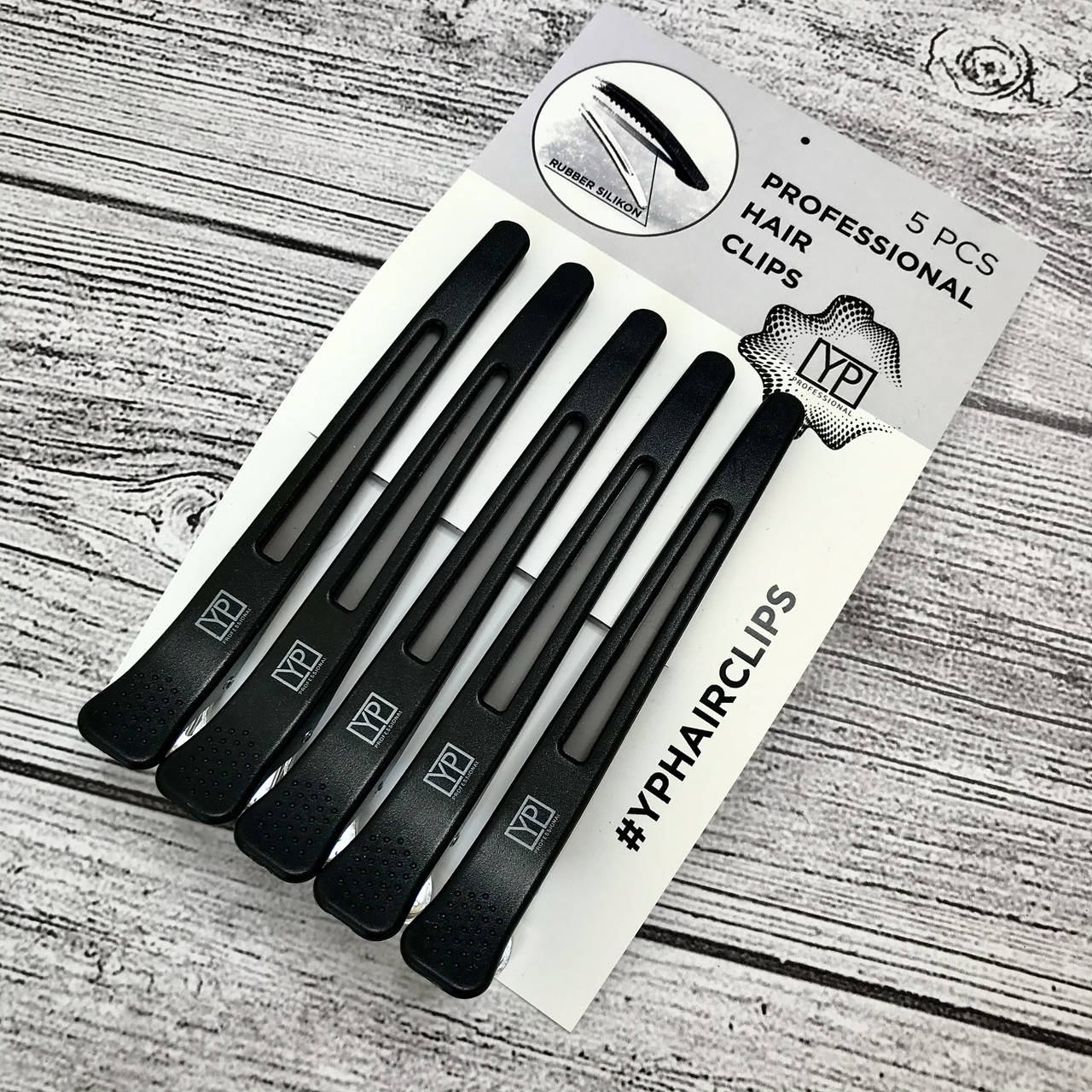 

Зажимы для волос YP Professional Black Line (набор 5 шт.)