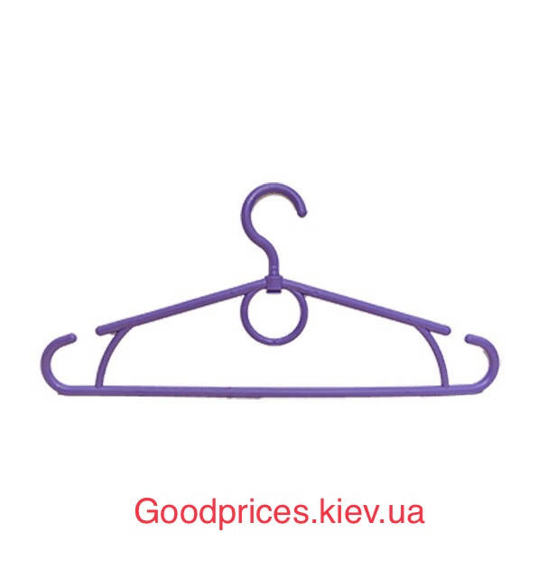 

Вешалки плечики пластиковые Усиленные 40см, Фиолетовый