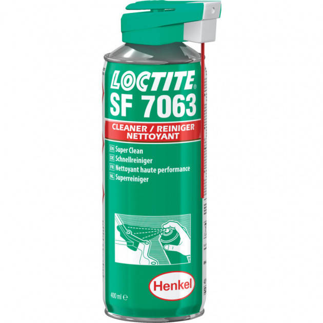 

Быстродействующий очиститель для металлов Loctite SF 7063. Спрей (400мл)