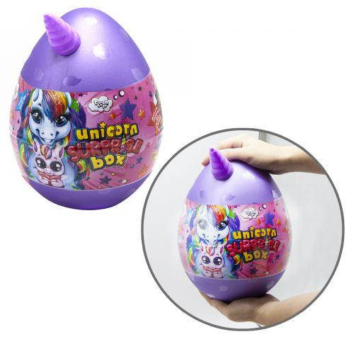 

Яйцо - сюрприз Danko Toys Unicorn Surprise Box укр (фиолетовый) USB-01-01U