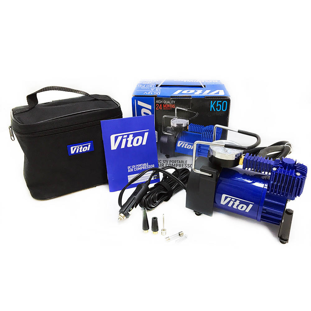 

Компрессор для накачки колес Vitol K50 15А 40л