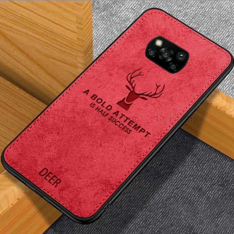 

Xiaomi Poco x3 чехол, Красный