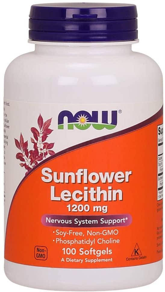 

Подсолнечный лецитин нау фудс Now Foods Sunflower Lecithin 100 гелевых капсул