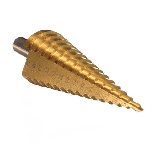 

Ступенчатое шаговое сверло по металлу HSS 4-32мм