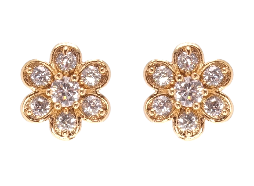 

Серьги Xuping Позолота 18K гвоздики (пусеты) "Цветочки"