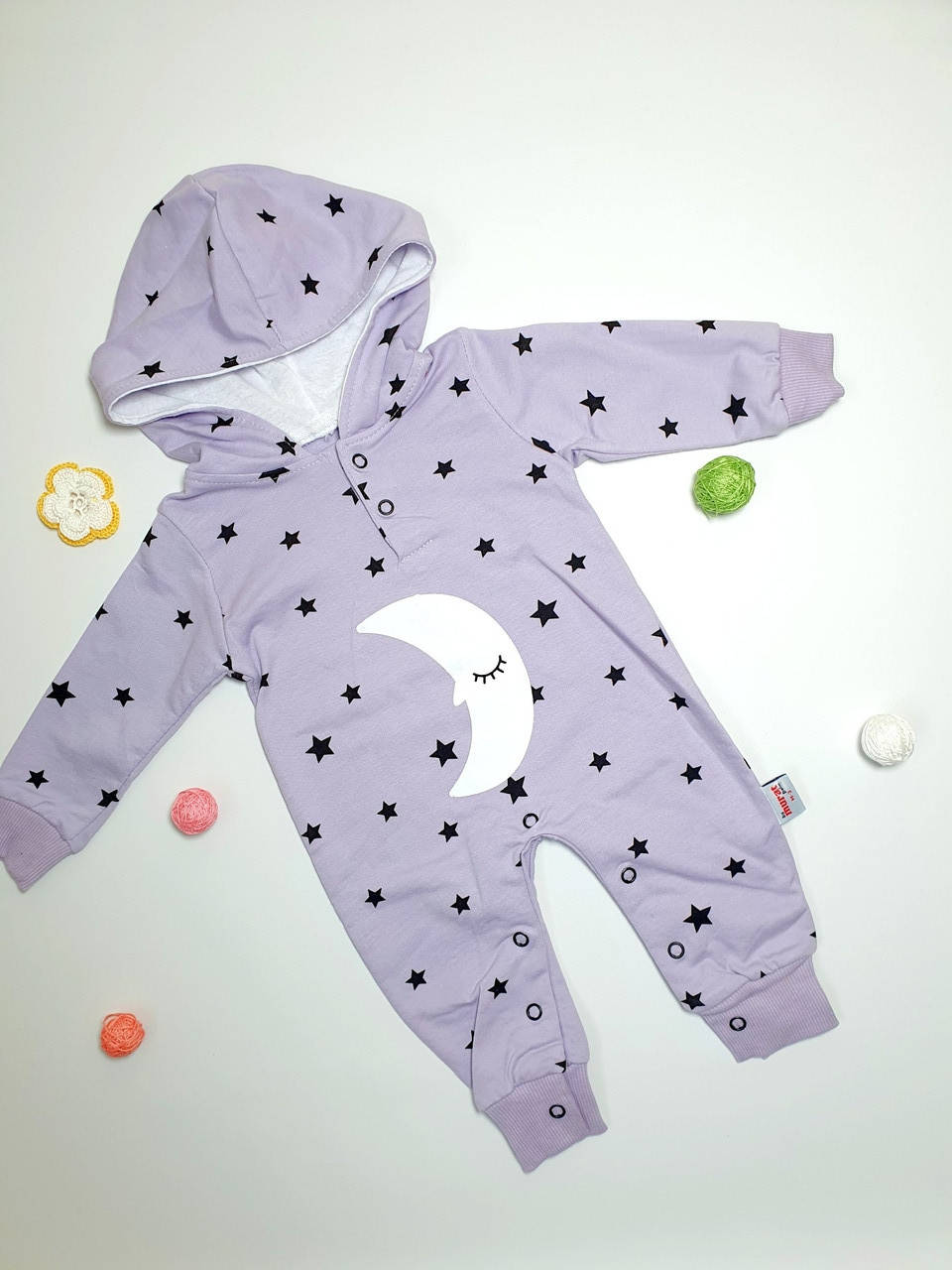 

Детский ромпер человечек комбинезон на девочку хлопок весна лето 80см