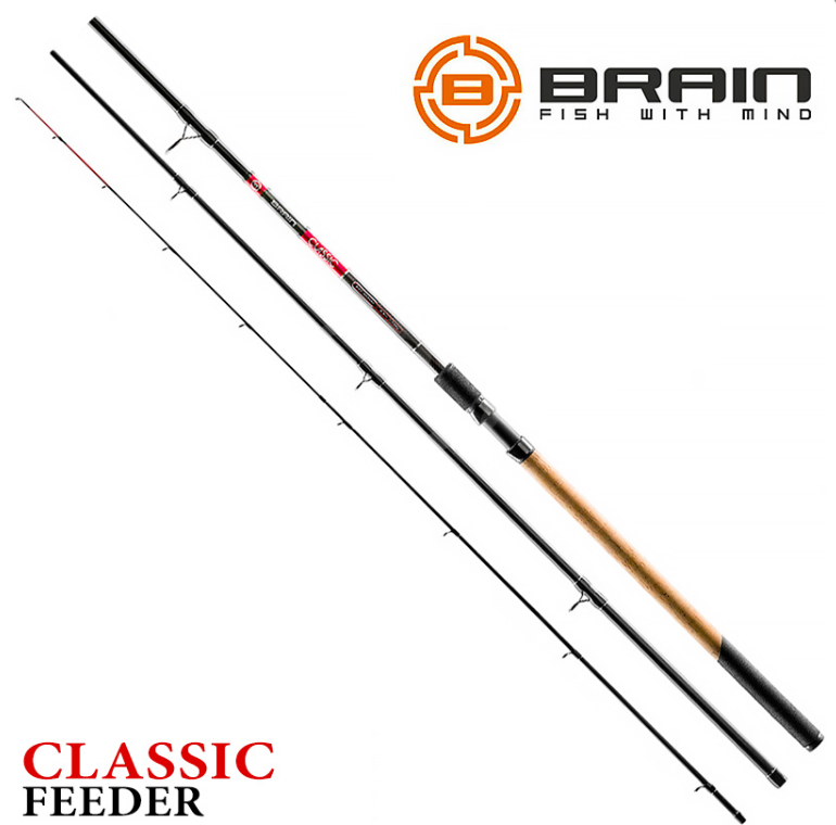 

Удилище фидерное Brain Classic 3.30 m max 250 г.