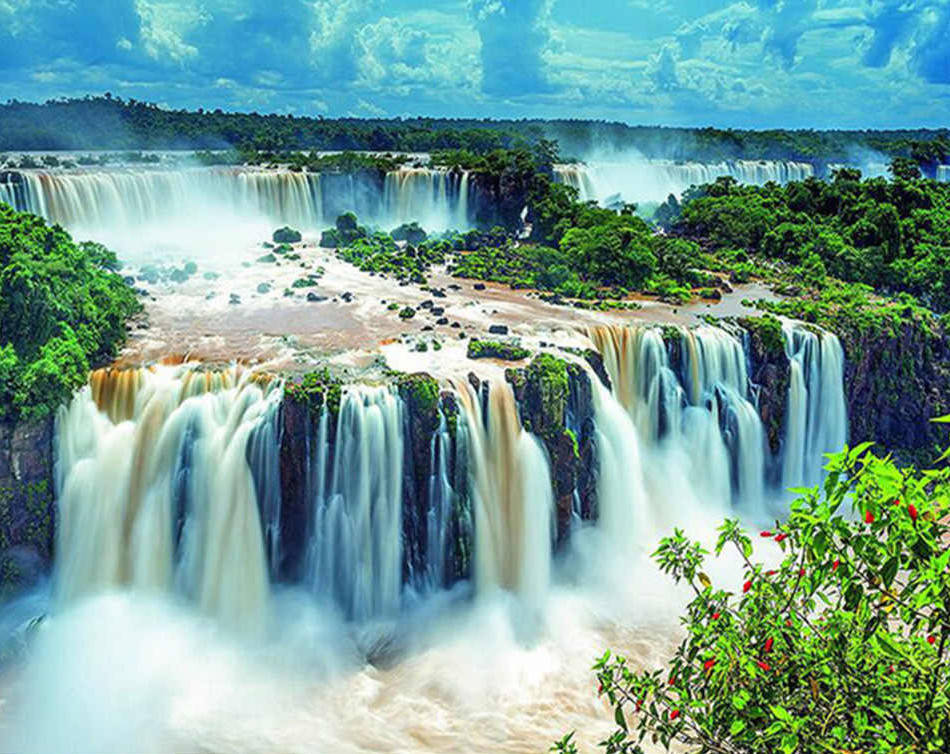 

АЛМАЗНАЯ ВЫШИВКА (НАБОР) - "ЖИВОПИСНЫЙ ВОДОПАД" DM-337