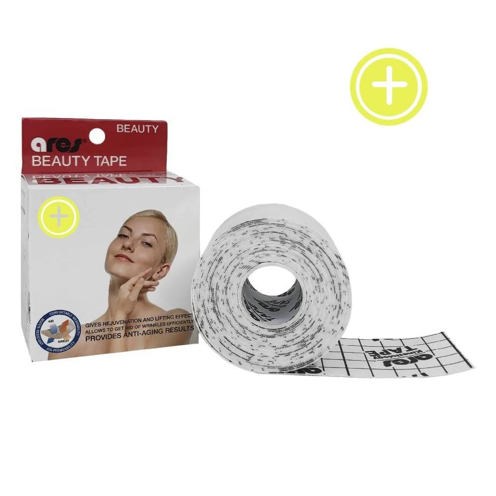 

Кинезио тейп для лица ARES BEAUTY GENTLE 5см Х 5м белый