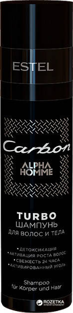 

Шампунь для волос и тела ALPHA HOMME Carbon 250ml Estel Professional