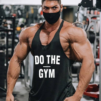 

Майка мужская для тренировок "Do the Gym" черная XL
