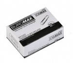 

Скрепка канцелярская, 25мм, 100шт., "Jobmax", оцинкованная, круглая, Buromax, BM.5022, Серый