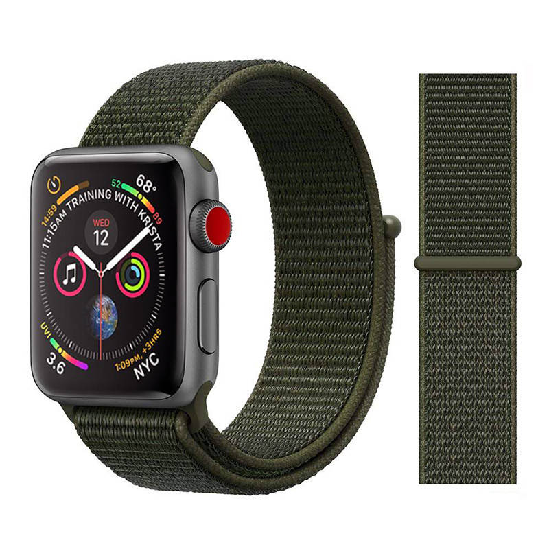 

Нейлоновый ремешок Apple Watch 41/40/38 mm Хаки