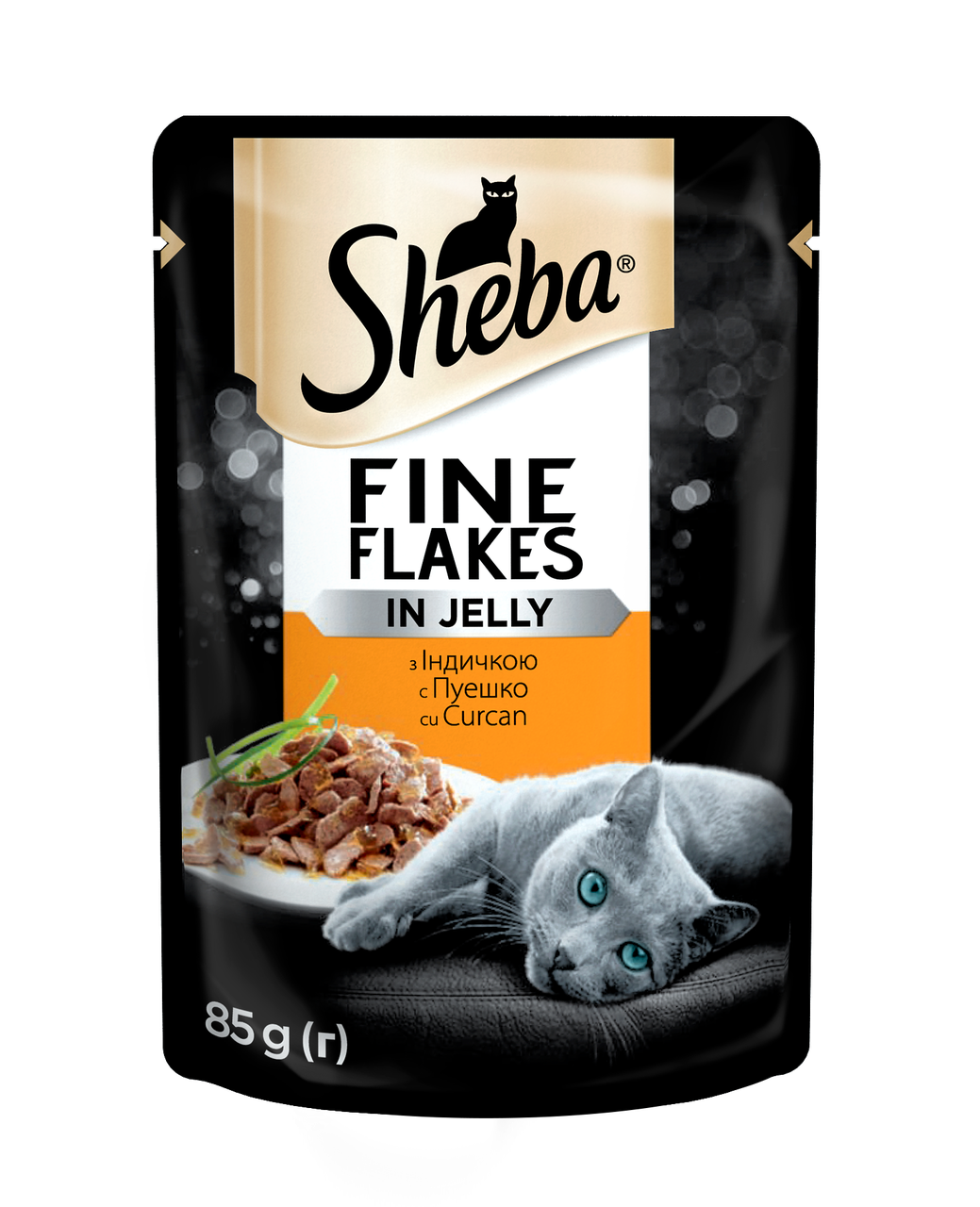 

Влажный корм для кошек Sheba (Шеба) cij POU индейка в желе, 85 г