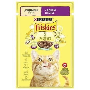 

Friskies, кусочки в подливке с ягненком для кошек, 85 г