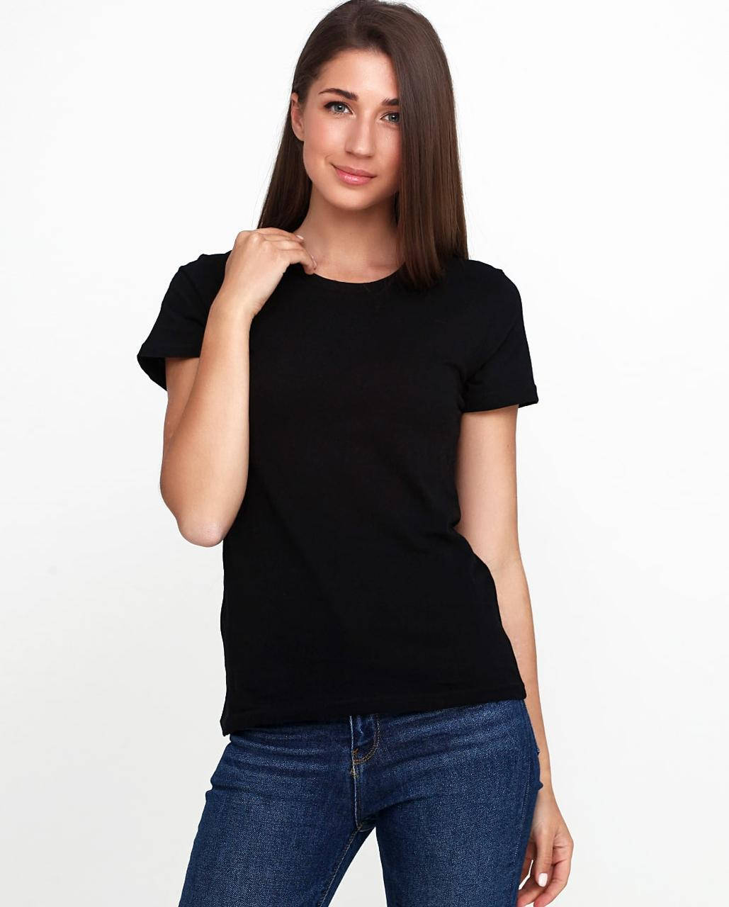 

Женская черная футболка Мальта 18Ж425-17 XL (2901000200569), Черный