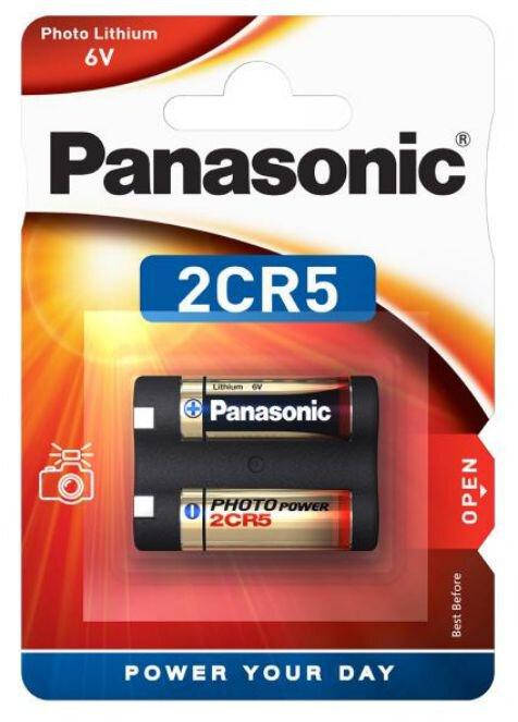 

Батарейка литиевая Panasonic Photo Lithium 2CR5 (2CR-5L/1BP), 6V, блистер 1шт, USA