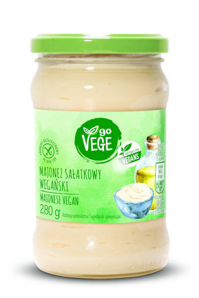 

Майонез БЕЗ ГЛЮТЕНА ВЕГАН Go Vege majonez 280г Польша