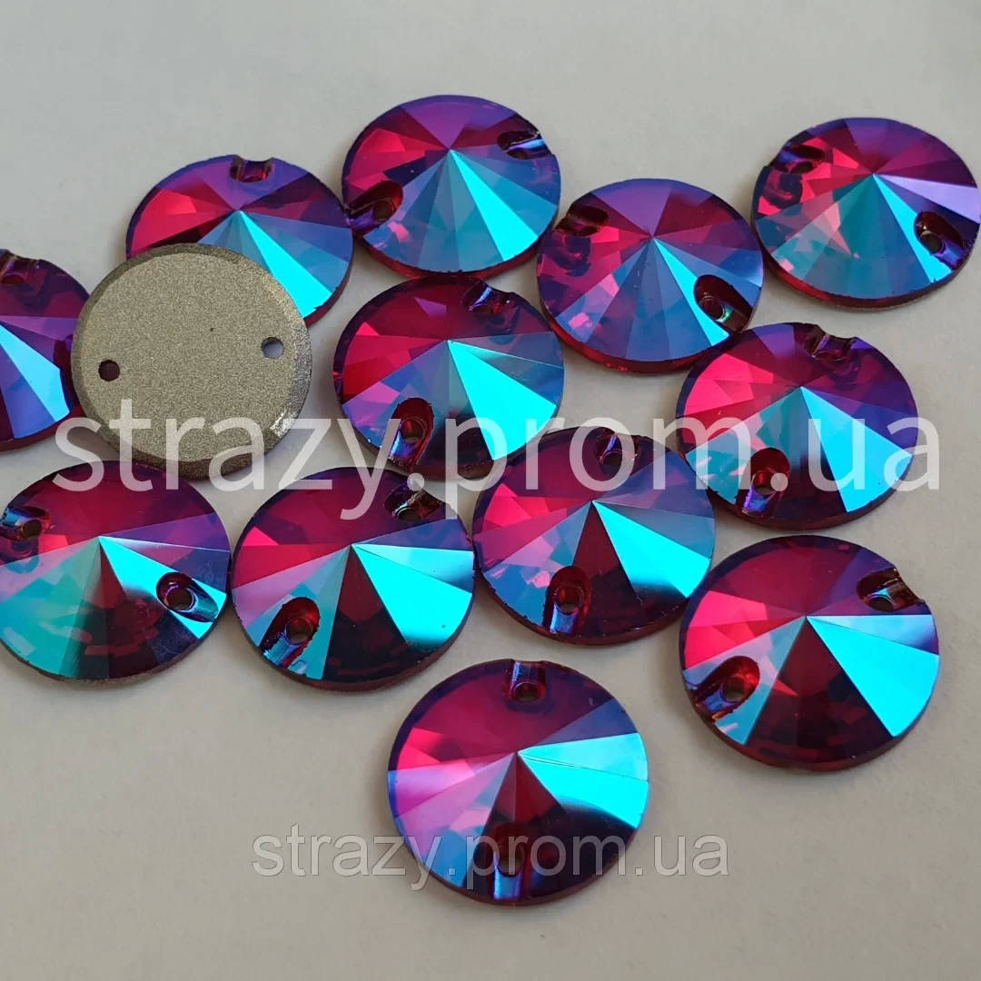 

Стразы пришивные SWARO Круги 10мм. Lt.Siam AB