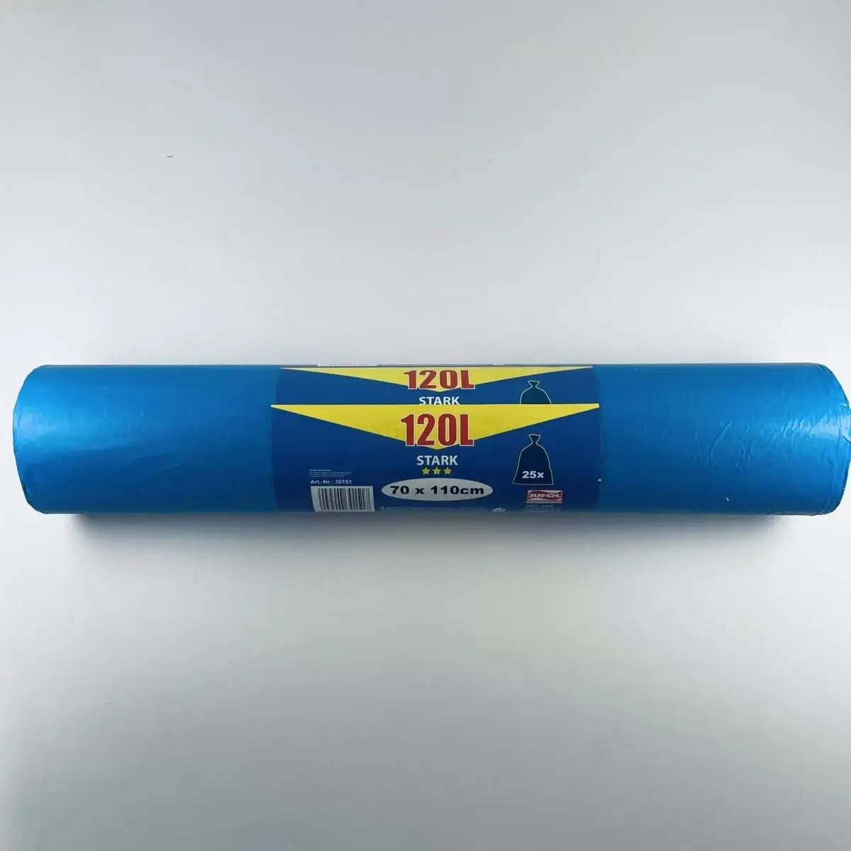 

Пакет для сміття СИНІ 120л/25шт (10уп/мішок), Синий