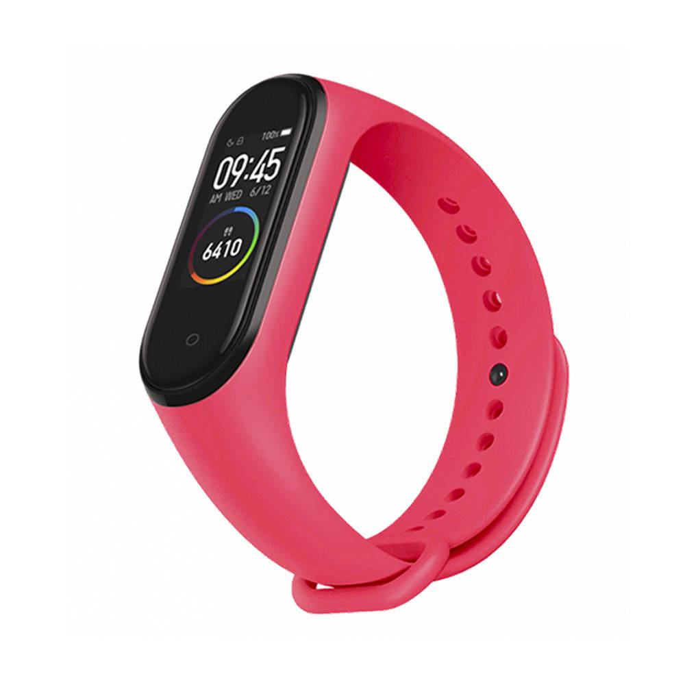 

Ремешок к браслету Mi Band 4 3 силиконовый Розовый